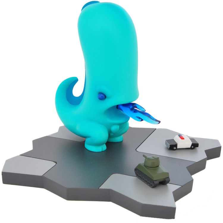Atomic Newt - Turquoise by RoboticIndustries (Jim Freckingham)