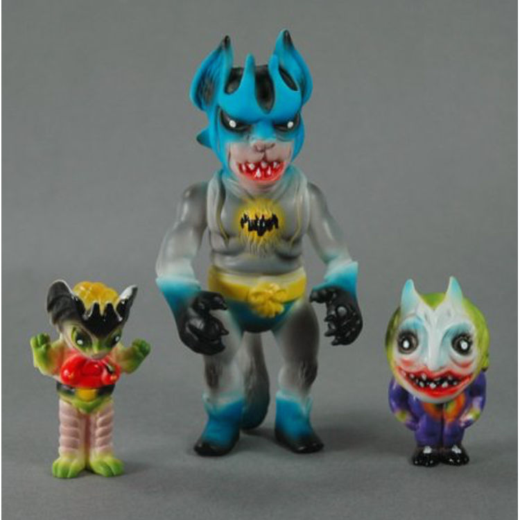 AKUMANEKO BATMAN SET by Death Cat Toys (Johan Ulrich)