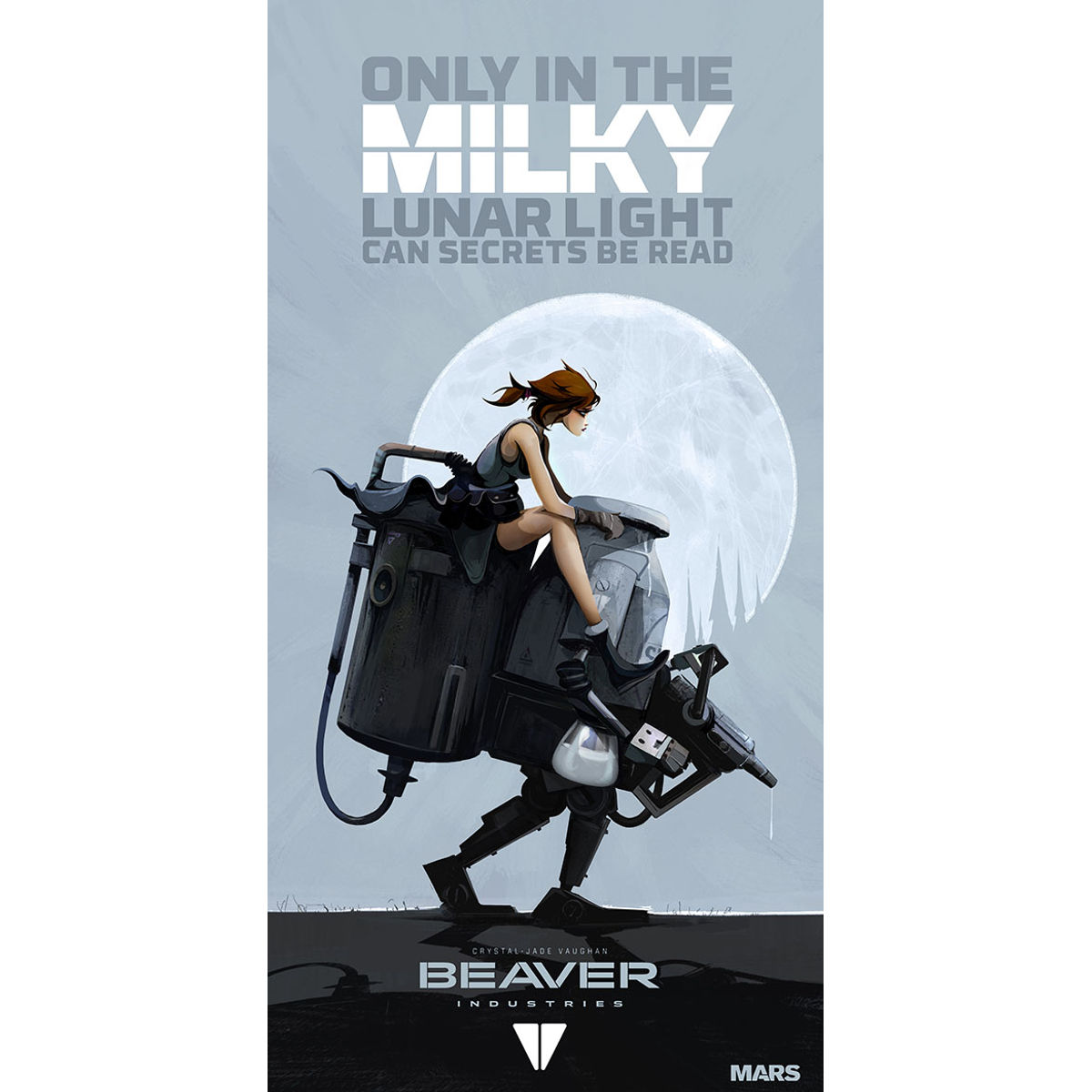 Only in the Milky Lunar Night (2 Sizes)