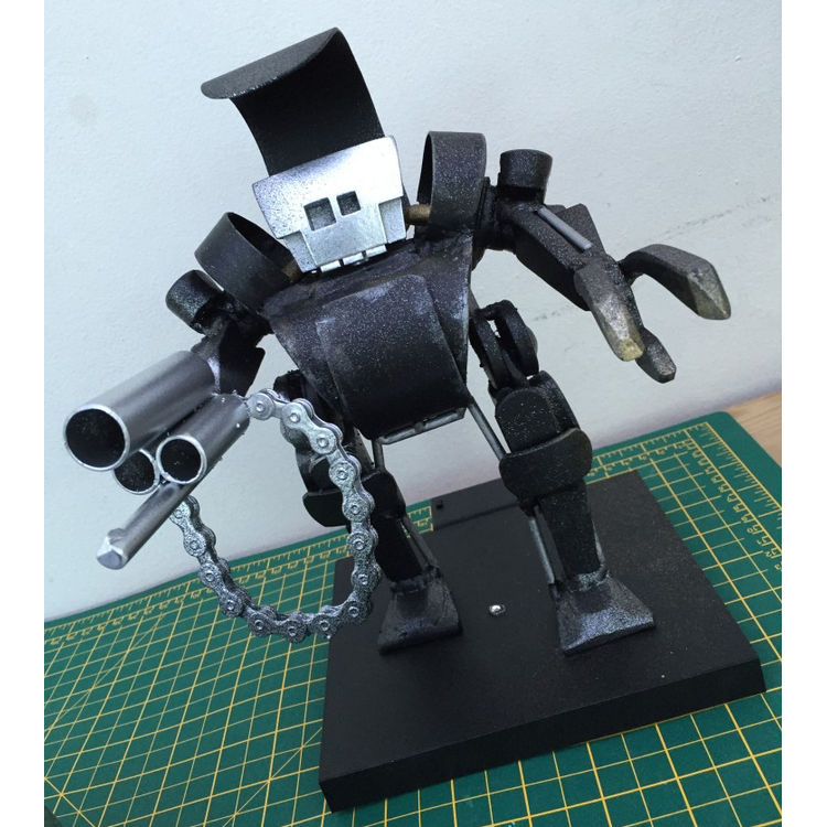 Mech Skully by Majestic Steel Scuplture