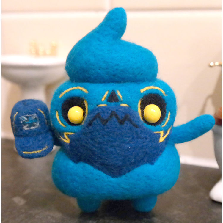 Blue Popo ( The Toy Chronicle Exclusive ) by Poopycakes Cute Creations