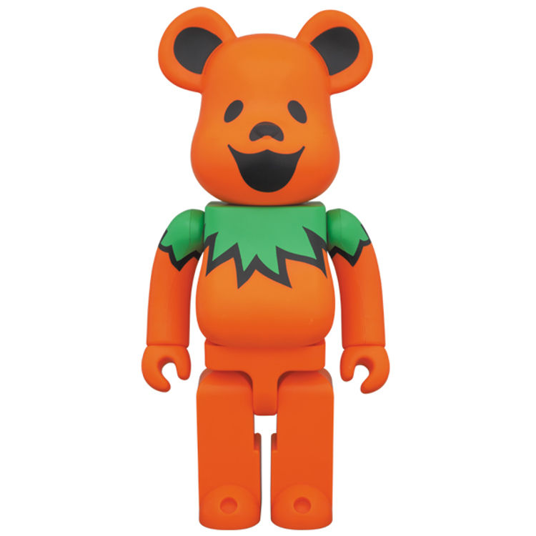 400% Orange Dancing Bear Grateful Dead Bearbrick by Grateful Dead