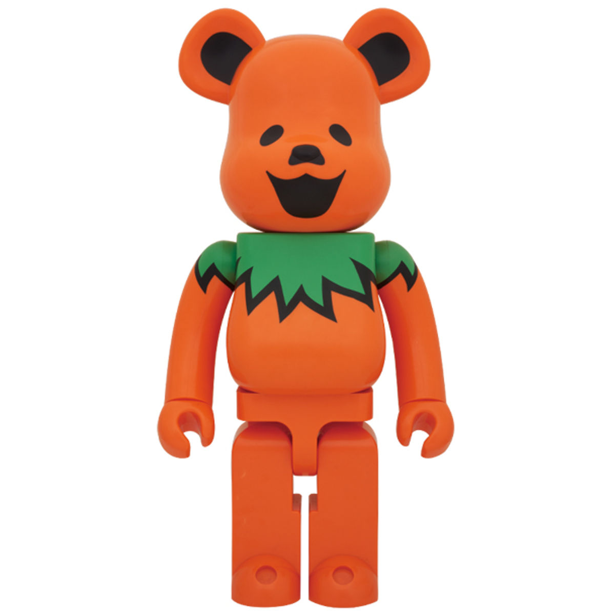 1000% Orange Dancing Bear Grateful Dead Bearbrick