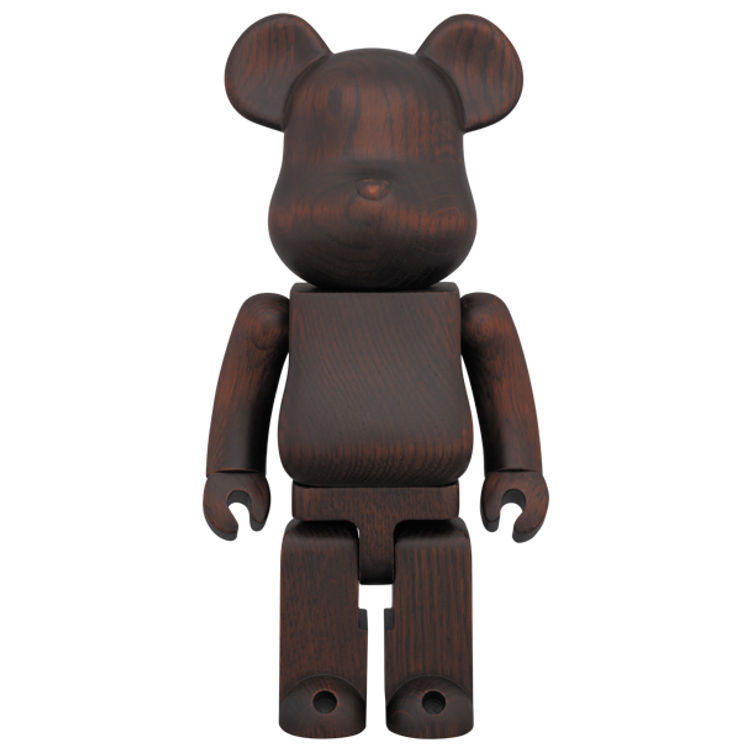 400% Rosewood Paint  Karimoku Bearbrick by Medicom
