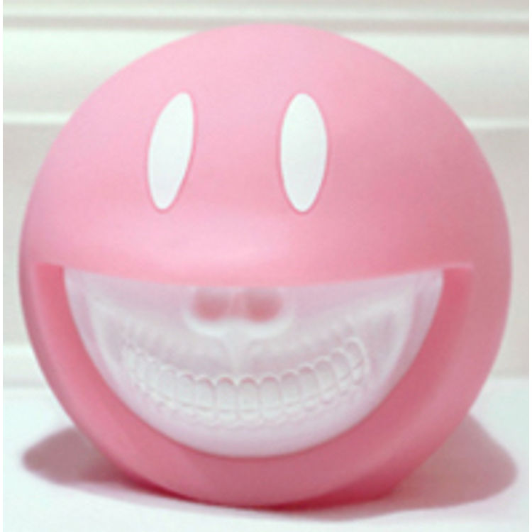 Smiley Grin Piggy Bank - Lady Pink by Ron English