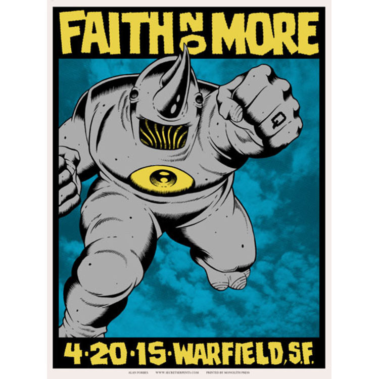 FAITH NO MORE - San Francisco 2015 ( REGULAR EDITION ) by Alan Forbes