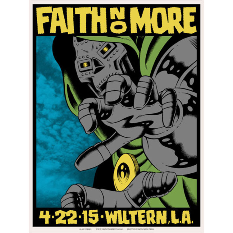 FAITH NO MORE - San Francisco 2015 ( REGULAR EDITION ) by Alan Forbes