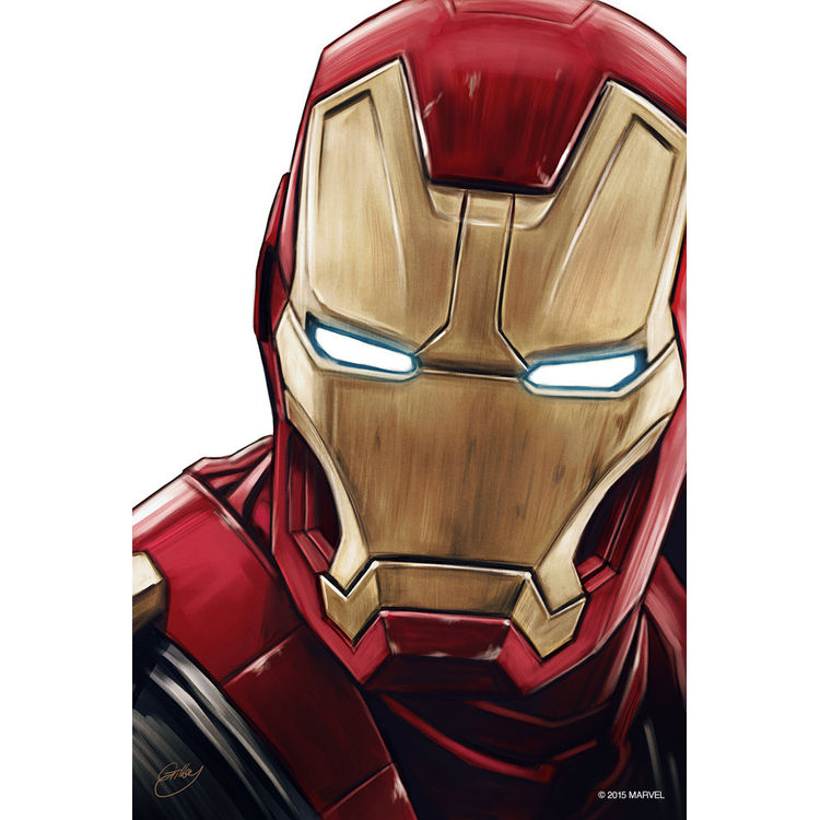 Iron Man Portrait by Sam Gilbey