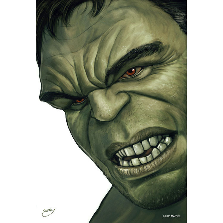 Hulk Portrait by Sam Gilbey