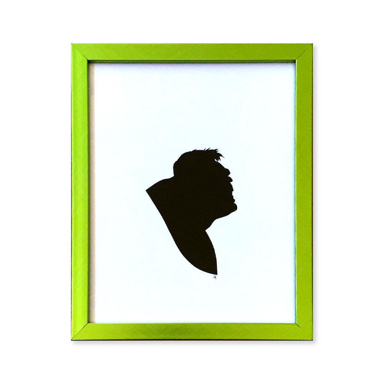 Hulk Silhouette - Original by Jordan Monsell