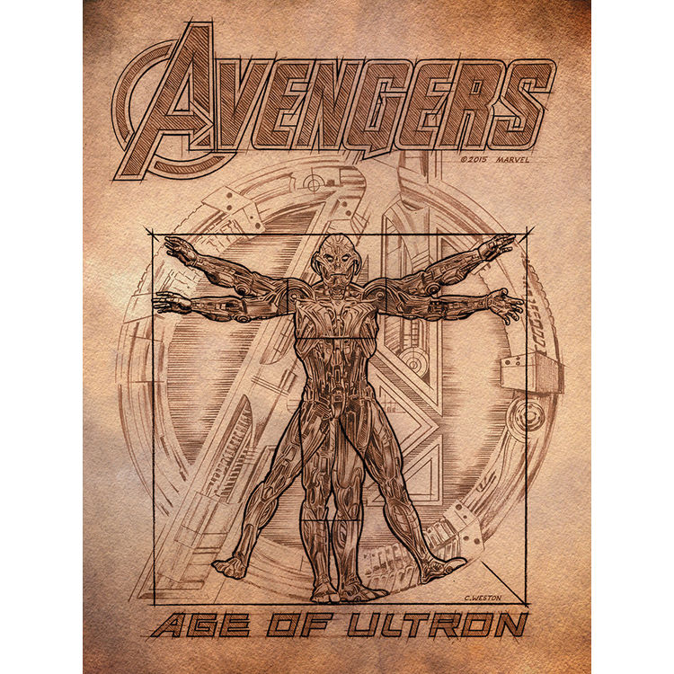 Vitruvian Ultron by Chris Weston