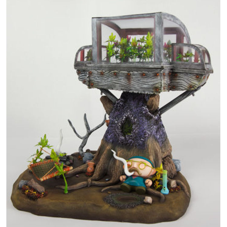 "Smoky's Greenhouse" Custom Vinyl Toy 2015 Nugglife by Nugglife (Ian Ziobrowski)