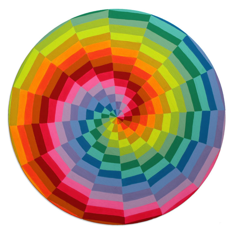 Neon Rainbow - Original Artwork by Kristin Farr