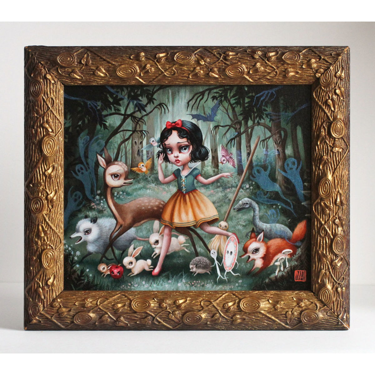 Snow White In The Black Forest - Original Artwork