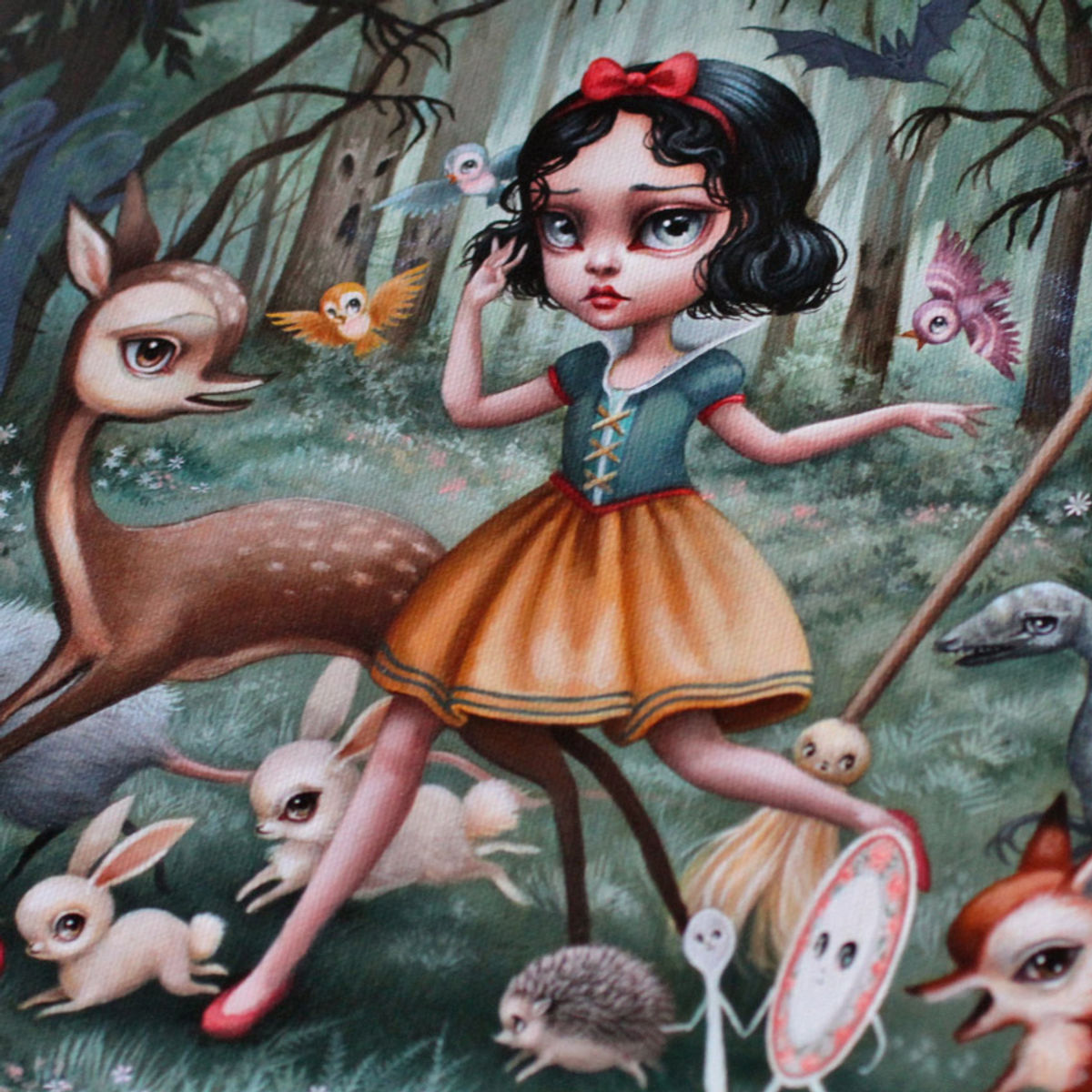 Snow White In The Black Forest - Original Artwork