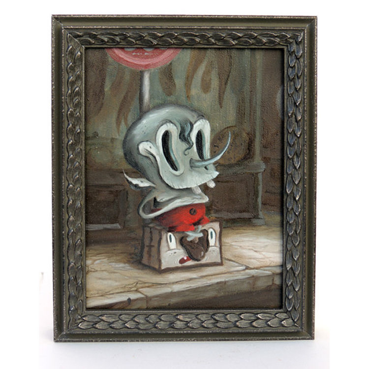 The Waiting – Framed Study by Joe Scarano