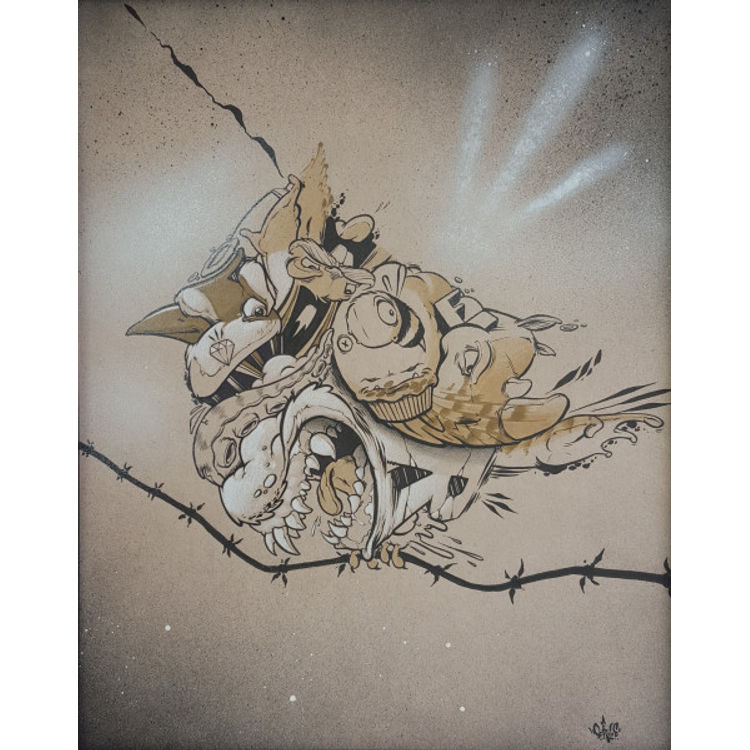 Birds of a Feather by Scribe (Donald Ross)