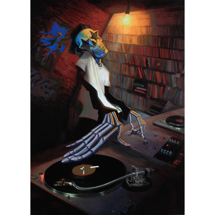 Starskull DJ by Ron English