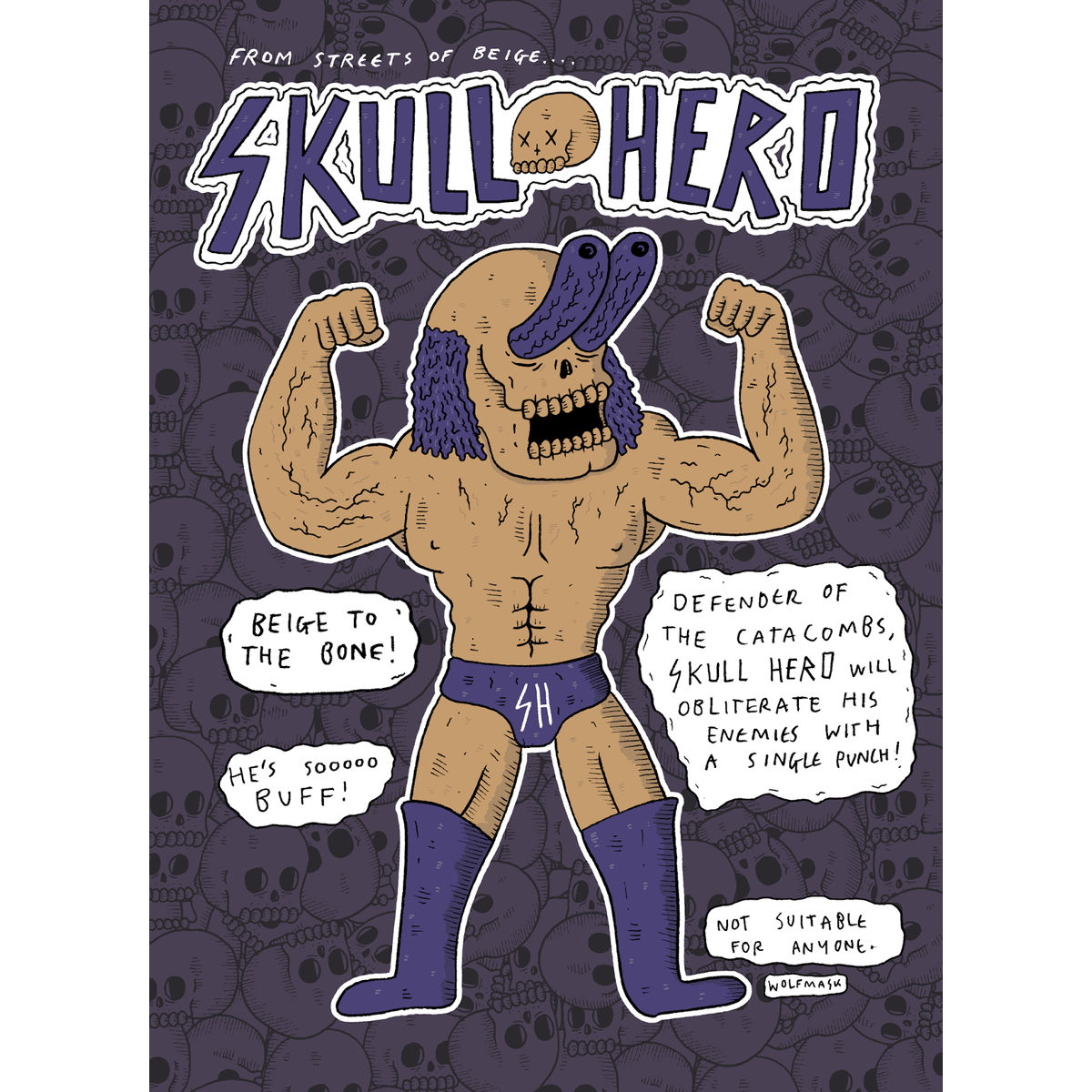 SKULL HERO BOOTLEG ACTION FIGURE