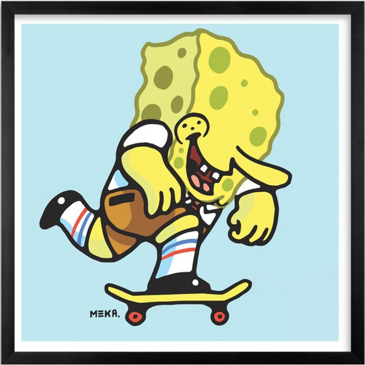 KeepPushing spongeBob by Meka (Thibaut Désiront)