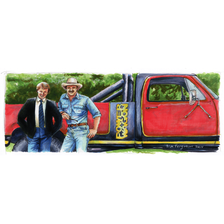 Simon and Simon - The Power Wagon - Print by Jim Ferguson