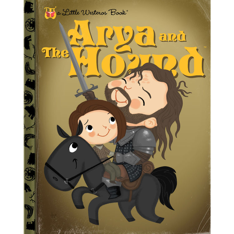 Arya and The Hound - Print by Joey Spiotto