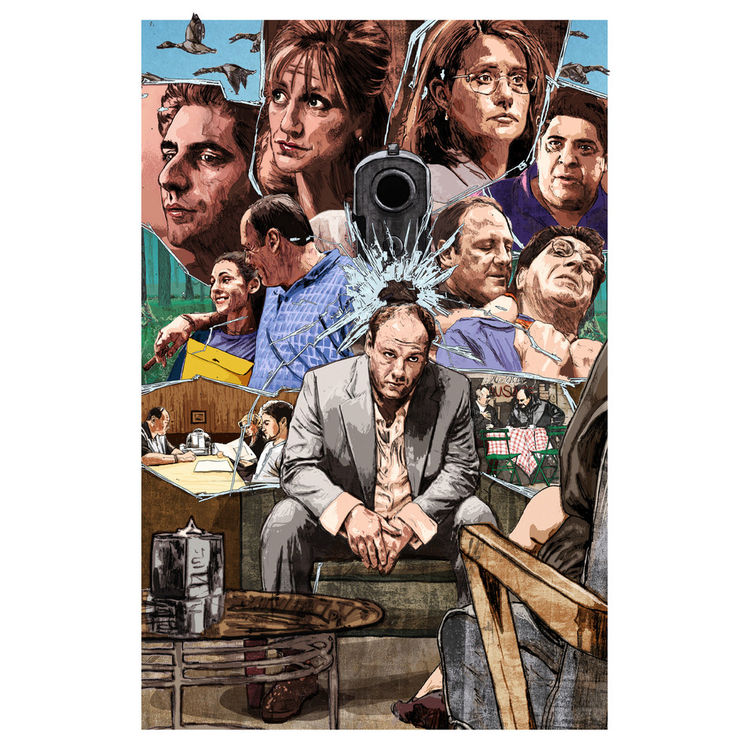 Got yourself a gun - Print by Matthew Brazier