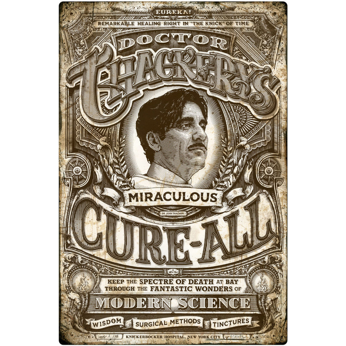 Doctor Thackery's Miraculous Cure-All - Embellished Print