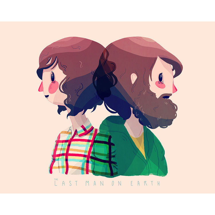 The Last Man on Earth - Print by Nan Lawson