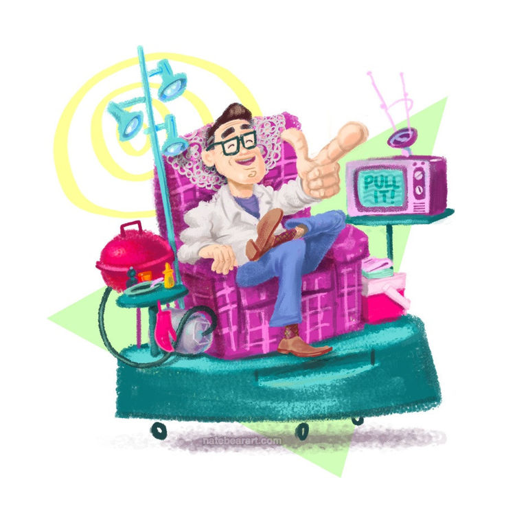 It's Your Dad! - Print by Nate Bear
