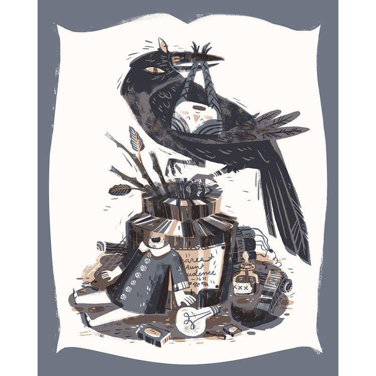 Addams Heirlooms - Print by Pam Wishbow