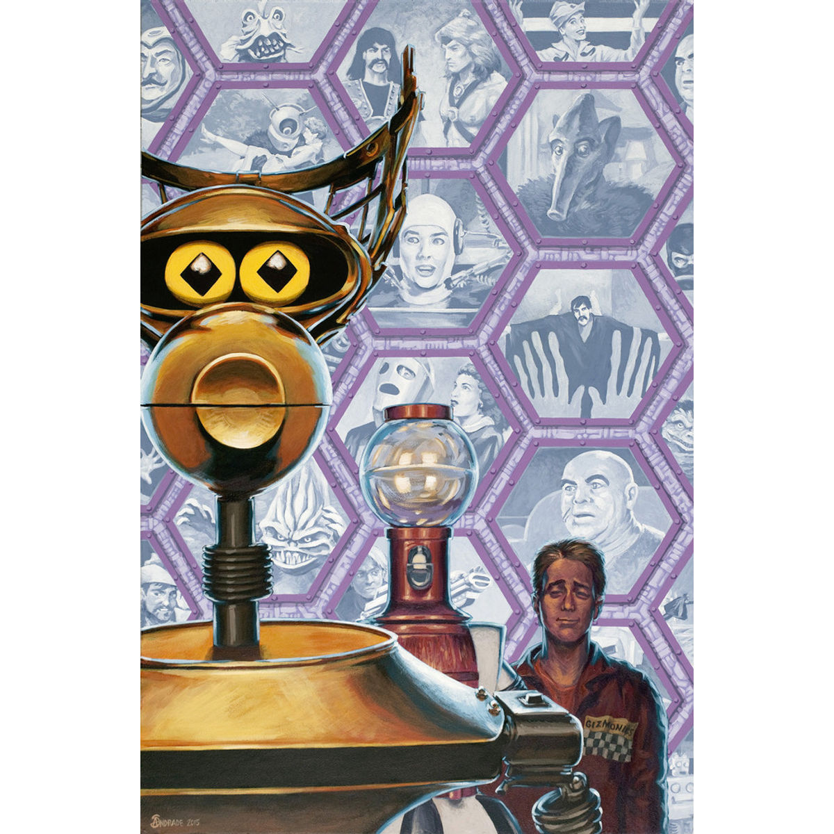 The Watchers From Space - Print