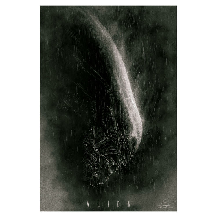 Alien - Black Variant by Casey Callender