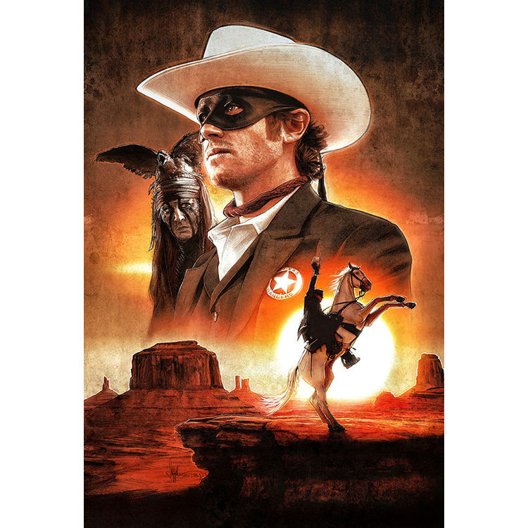 Alternative Movie Posters: "Lone Ranger" by Paul Shipper