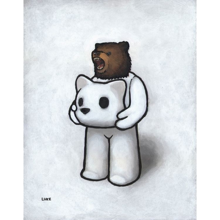 Headspace Grizzly Bear by Luke Chueh