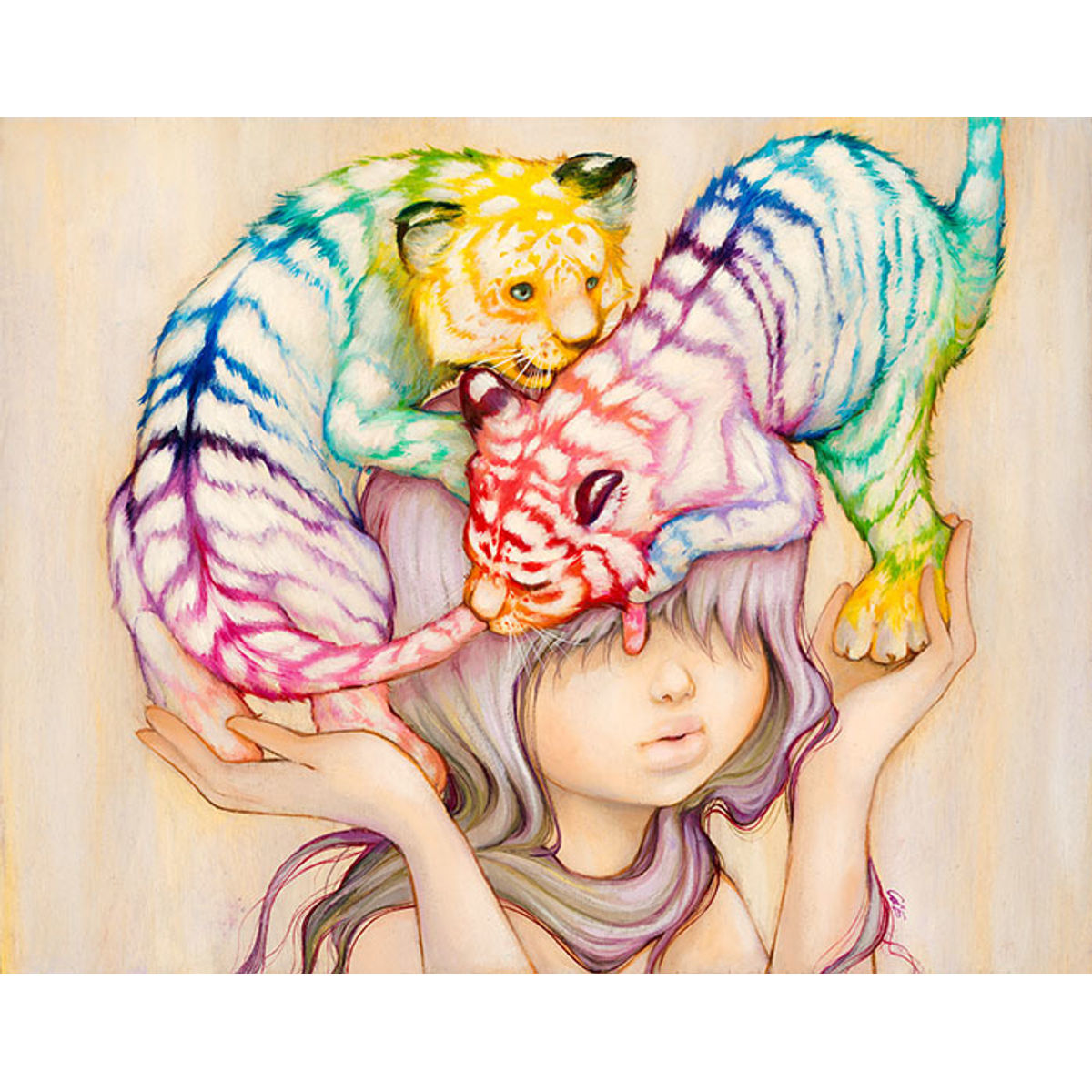 Eenie Meenie Miny & Mo Fine Art Print