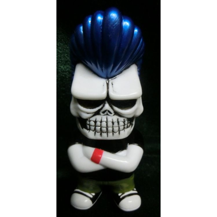 SKULLTOYS! Skull Johnny (rear Lumpur head life limitation / white molding / blue hair ) by Skull Toys (Takeuchi Yu)