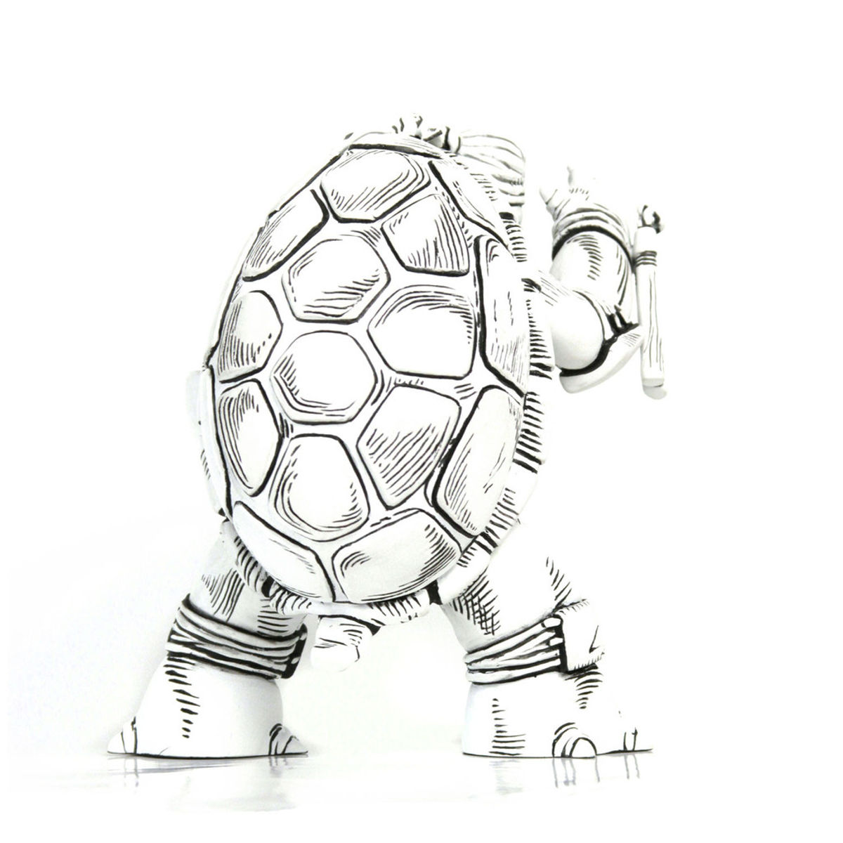 The First Turtle Figure (B&W Version)