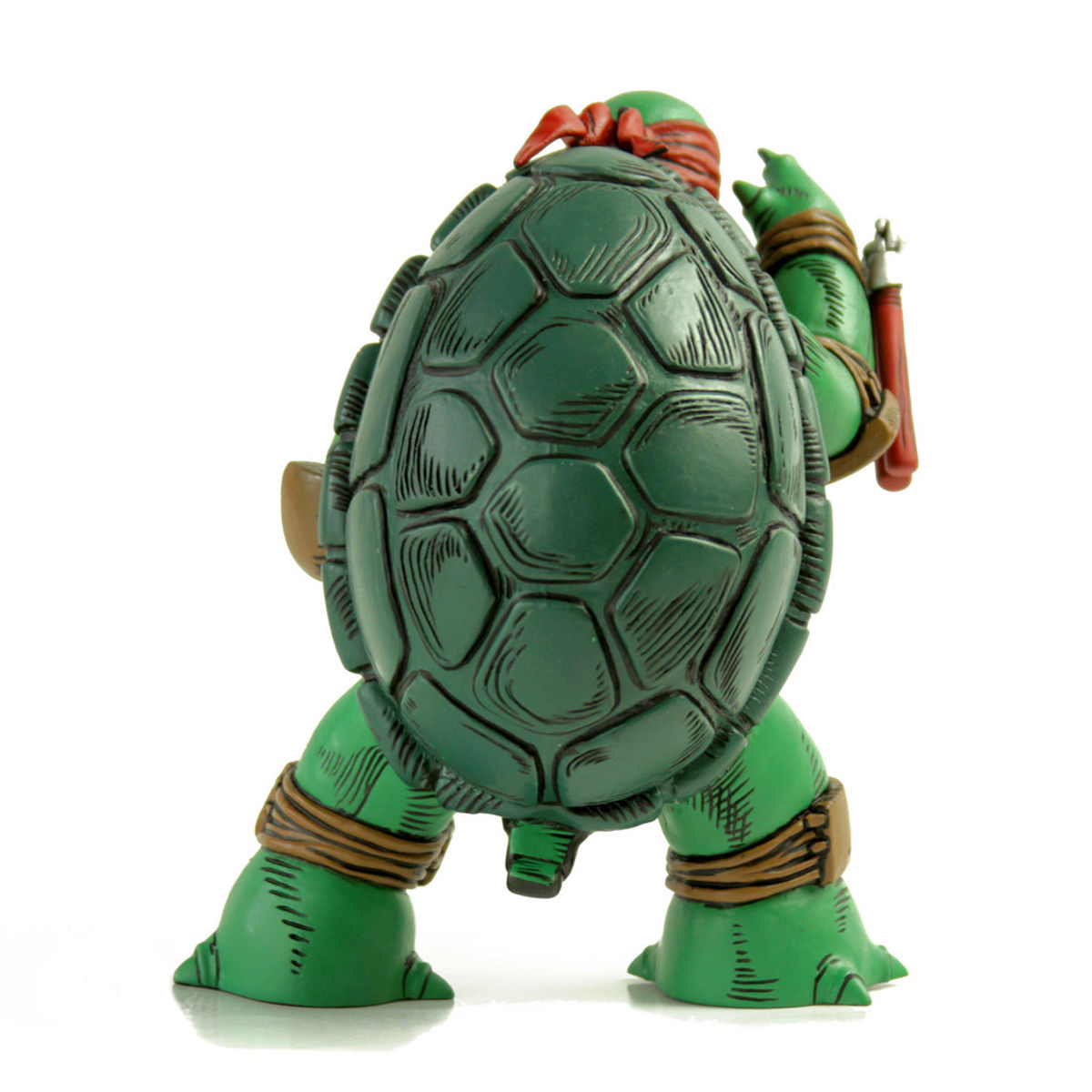 The First Turtle Figure (Color Version with Red Mask)