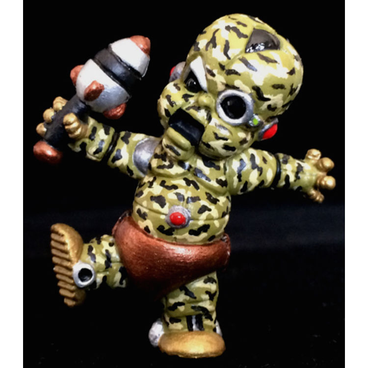 "Army Brat" Custom Painted Cry-Borg (Small Camo) by Rufus