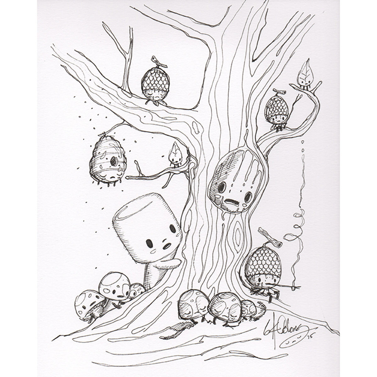 Marshall Book Sketch 01