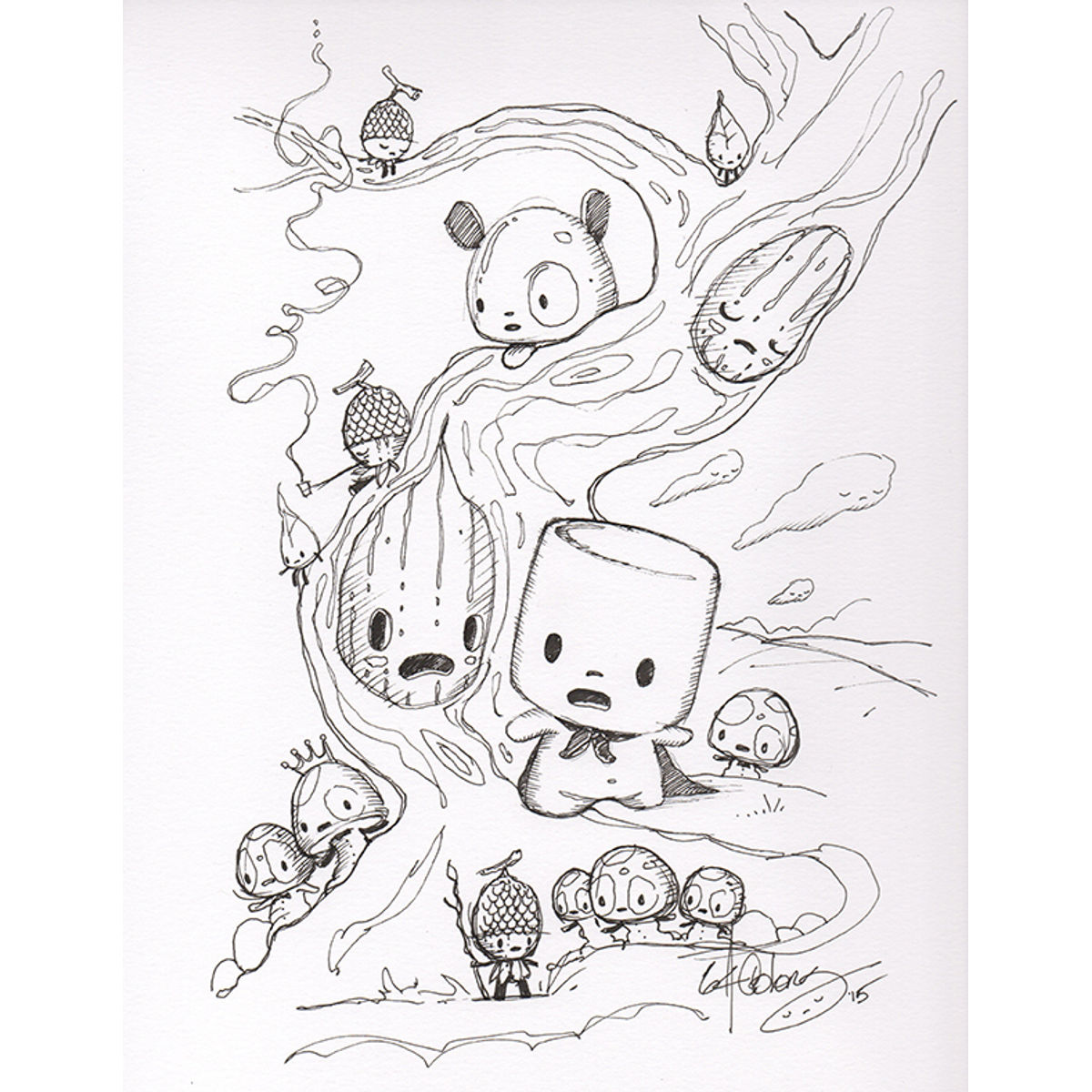 Marshall Book Sketch 03