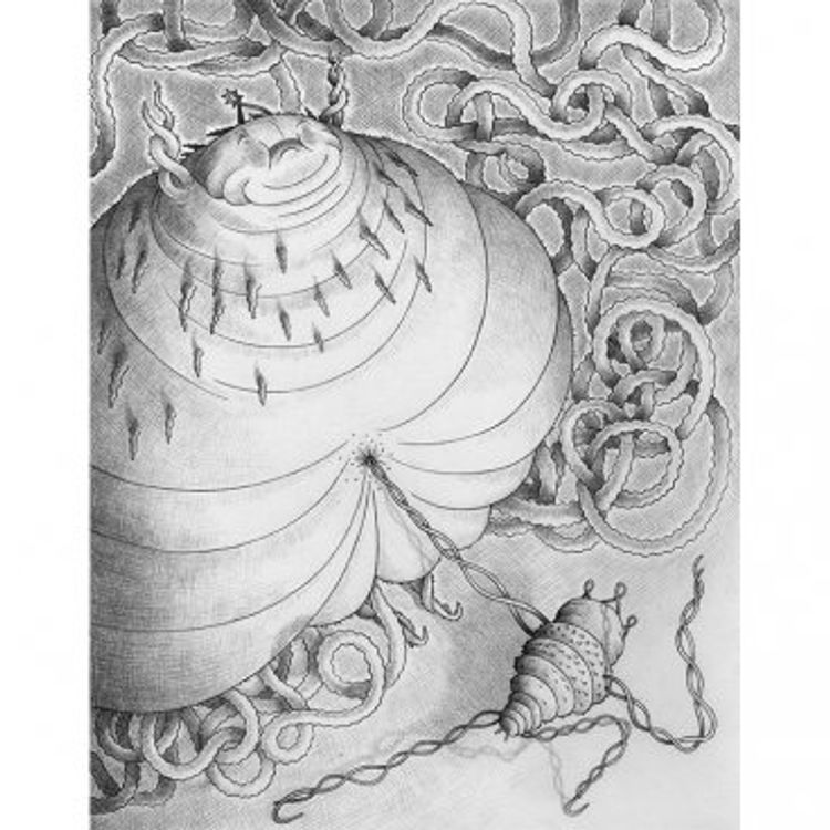 EGLON AND EHUD SKETCH by Nathan Jurevicius