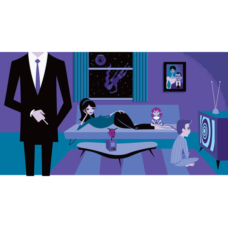 THE TWILIGHT ZONE - FOIL STANDARD EDITION by Shag (Josh Agle)