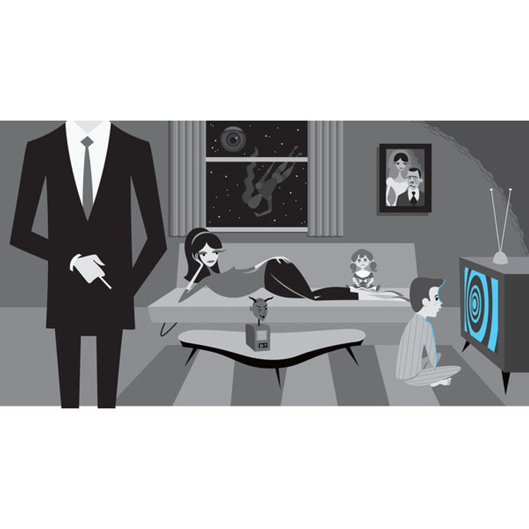 THE TWILIGHT ZONE - FOIL VARIANT EDITION by Shag (Josh Agle)