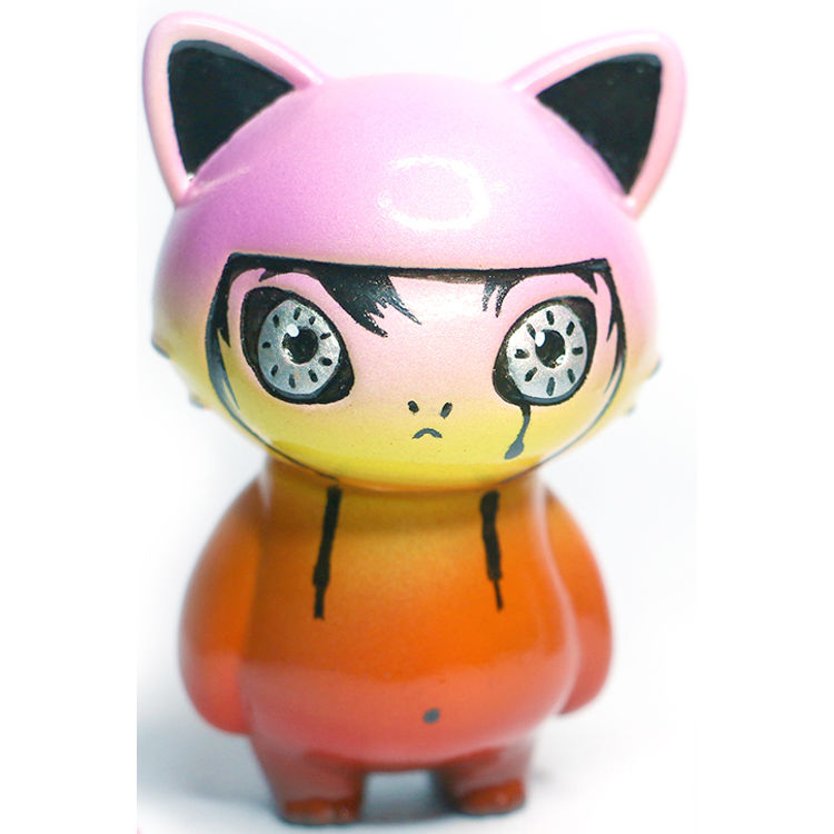 Rika Shibazaki Orange/Pink Micro Nyancocco Cat Custom by Zukaty (Paulo Mendes)