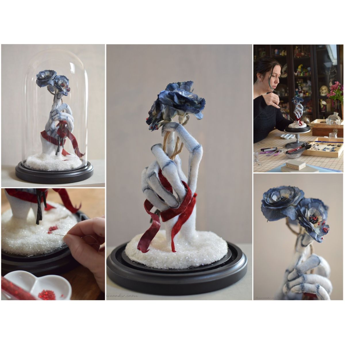 Loves me, Loves me not (Cobalt and Crimson)