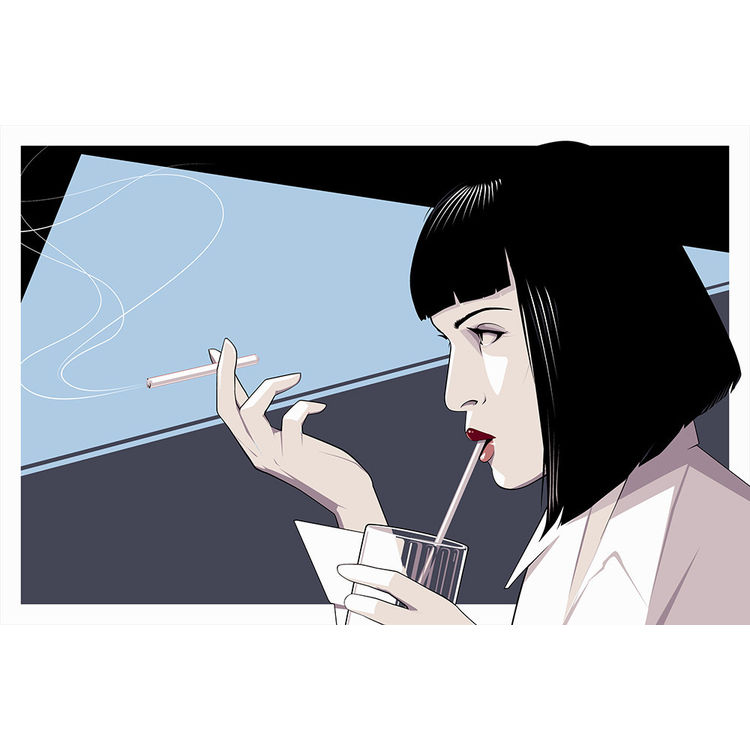 Mia Wallace Mirror Variant by Craig Drake