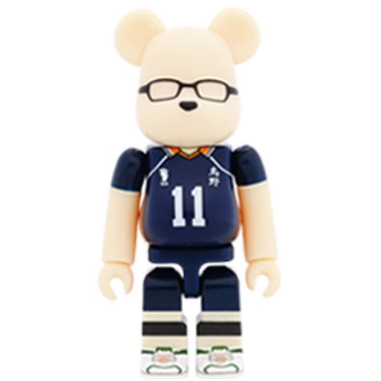 BE@RBRICK 100% Haikyū!! - freshman Karasuno design by BANPRESTO