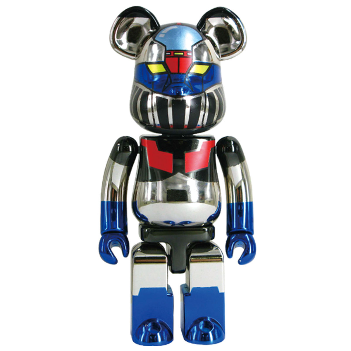 200% Superalloy Mazinger Z  (plated version) Bearbrick